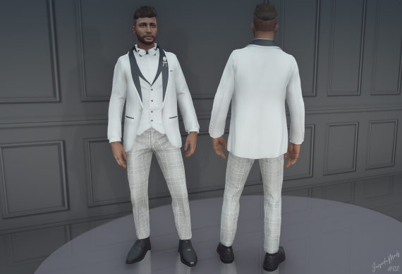 #02- Male suit with rose